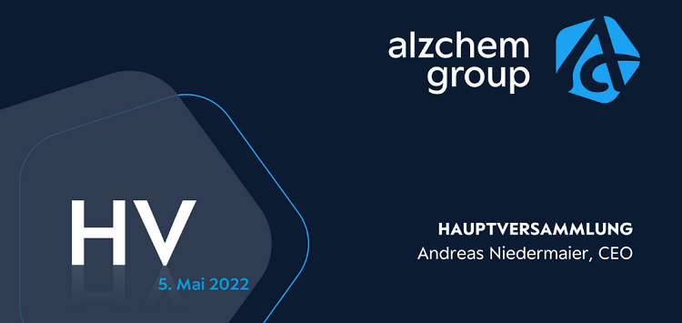 Read more about the article Alzchem – Präsentation des CEO auf der Hauptversammlung im Mai 2022
