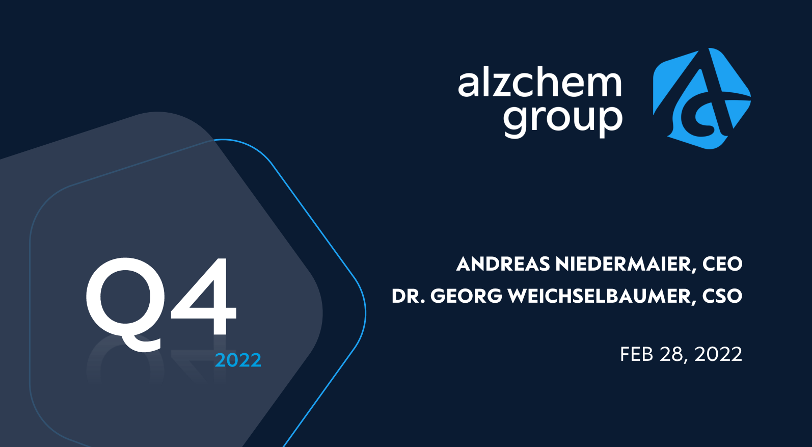 Read more about the article Alzchem – Analystenpräsentation zum Geschäftsjahr 2022