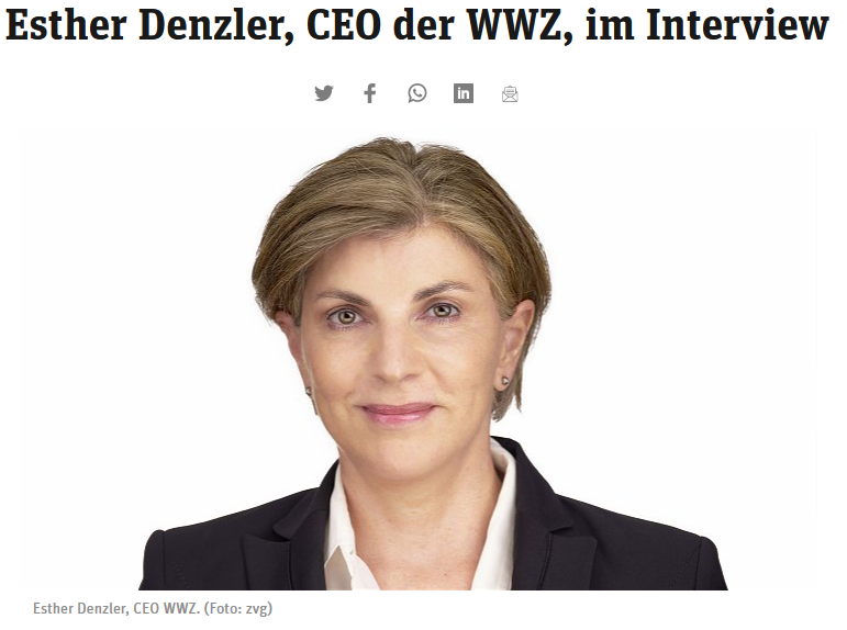 Read more about the article WWZ – Interview mit Frau Esther Denzler (CEO) vom 08.03.2023