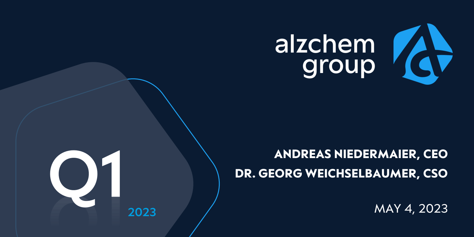 Read more about the article Alzchem – Q1 2023 (Quartalsmitteilung und Analystenpräsentation)