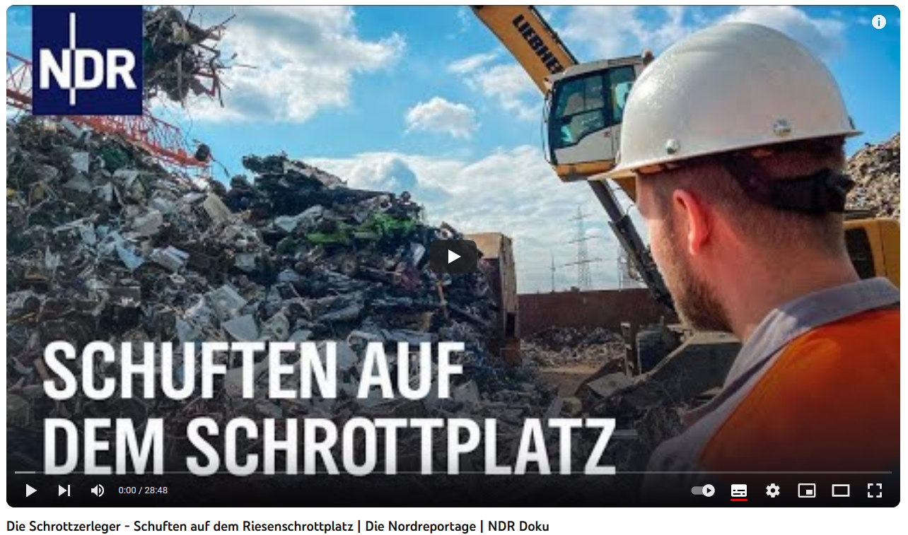 Read more about the article Salzgitter – NDR Reportage zu den Schrottaktivitäten der Salzgitter AG